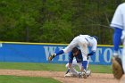 Baseball vs CGA  Wheaton College Baseball vs Coast Guard Academy during game one of the NEWMAC semi-finals playoffs. - (Photo by Keith Nordstrom) : Wheaton, baseball, NEWMAC